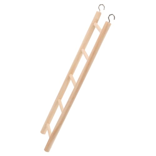 BCOATH Vogelspielzeug Holzleiter für Papageien Bunte Kletterleiter für Käfigvögel zum Krallenwetzen und Muskeltraining Sicheres Kletterspielzeug für Kleine Vögel und Papageien von BCOATH