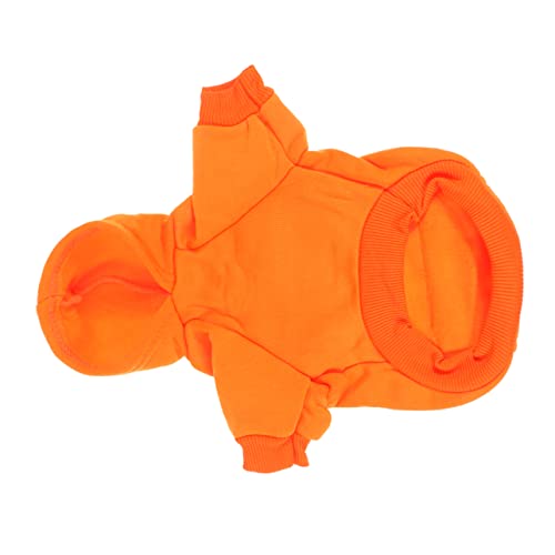BCOATH Pet Hoodie Für Warmer Bequemer Hunde- Mit Taschen Für Winter Und Herbst Orange Für Tägliches Tragen Und Schlafen von BCOATH