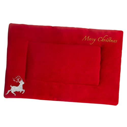 BCOATH Hund Weihnachten Katze Bett Gemütliche Erwärmung Schlaf Matte Für Haustiere Plüsch Und Einfach Zu BCOATH Hund Weihnachten Katze Bett Gemütliche Erwärmung Schlaf Matte Für Haustiere Plüsch Und Einfach Zu von BCOATH