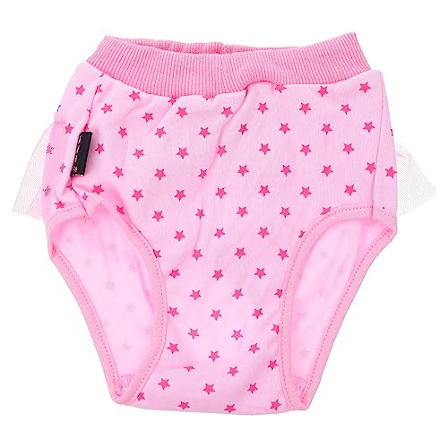 BCOATH physiologische Hosen für Haustiere Haustier-Hund- ädchen hundewindeln Hündin Hunde Matte hundepolster reizwäsch Hosen für die hundeperiode Welpenwindelhöschen Baumwolle Rosa von BCOATH