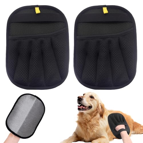 2 Stück Katzenhaarentferner Handschuh, Fellmagnet Pet Hair Remover Glove, Double-Sided Pet Grooming Gloves, Wiederverwendbares Antistatikum Handschuhe, Fellpflegehandschuh Katze für Haaren und Pflegen 2 Stück Katzenhaarentferner Handschuh, Fellmagnet Pet Hair Remover Glove, Double-Sided Pet Grooming Gloves, Wiederverwendbares Antistatikum Handschuhe, Fellpflegehandschuh Katze für Haaren und Pflegen von BCYSNR