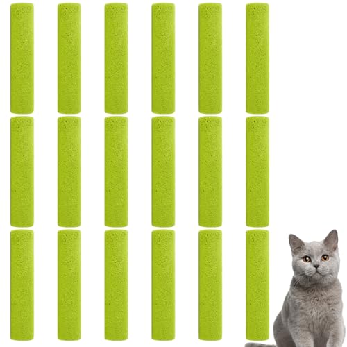 18 Stück Katzengras Sticks Zur Zahnpflege Und Haarballenkontrolle,Katzengras Snack Für Katzen, Katzengras Leckerlies Mit Katzenminze, Katzengras Snacks Als Belohnung 18 Stück Katzengras Sticks Zur Zahnpflege Und Haarballenkontrolle,Katzengras Snack Für Katzen, Katzengras Leckerlies Mit Katzenminze, Katzengras Snacks Als Belohnung von BDBFPAN