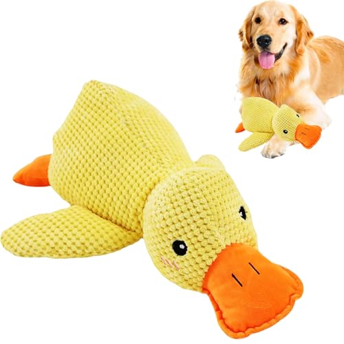 BDBFPAN Hundespielzeug Ente, 25×22cm Ente Hundespielzeug und Pfotenstern Ente Gelb Anti Stress Ente Hund Langlebig Anti Stress Ente Für Hunde für Hund Hunde, Niedliches Quietschspielzeug Hund BDBFPAN Hundespielzeug Ente, 25×22cm Ente Hundespielzeug und Pfotenstern Ente Gelb Anti Stress Ente Hund Langlebig Anti Stress Ente Für Hunde für Hund Hunde, Niedliches Quietschspielzeug Hund von BDBFPAN