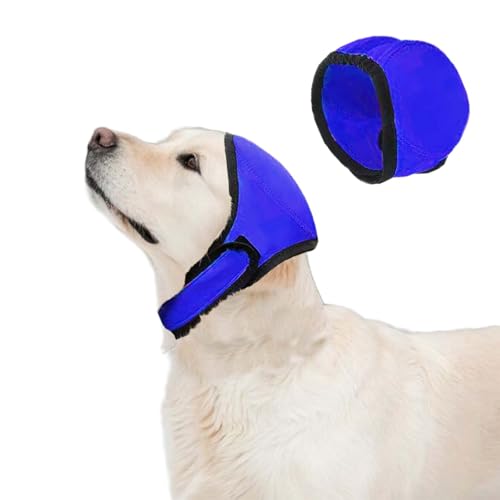 Gehörschutz Hund,Gehörschutz Für Hunde,Ohrenschutz Hund,Geräuschdämpfende Ohrhülle Zum Schutz des Haustierhörens Bei Lauten Geräuschen Wie Feuerwerk, Donner Und Anderen(Blau) von BDBFPAN