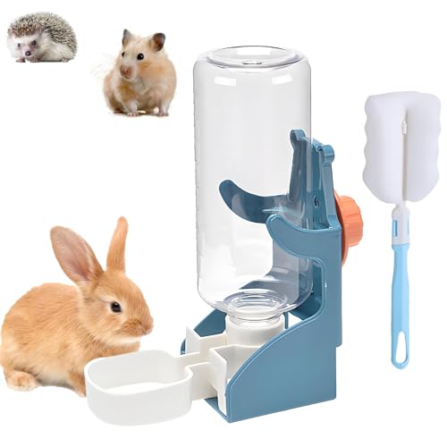 Trinkflasche Kaninchen,500ml Hasentränke Trinkflasche Meerschweinchen Wasserspender für Haustiere Hängende Automatische Trinkwasserflasche Geeignet für Kaninchen,Meerschweinchen, Hamster von BDBFPAN