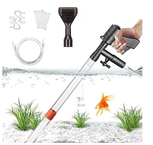 BDHYYM Aquarium Reinigung, 4 in 1 Starke Aquarium Mulmsauger, Aquarium Sauger, Aquarium wasserwechsel, Herausnehmbarer gegen Verstopfung für Wasserwechsel Sandreinigung und Wasserumwälzung BDHYYM Aquarium Reinigung, 4 in 1 Starke Aquarium Mulmsauger, Aquarium Sauger, Aquarium wasserwechsel, Herausnehmbarer gegen Verstopfung für Wasserwechsel Sandreinigung und Wasserumwälzung von BDHYYM