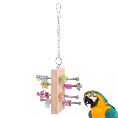 BDKMMS Papagei Kauspielzeug, Naturholz Sittich Hängespielzeug Handgefertigtes Vogelkäfig Kauspielzeug für Amazon-Papagei, Afrikanischer Graupapagei, Caique, Amazon-Papagei, Quaker, kleiner Kakadu BDKMMS Papagei Kauspielzeug, Naturholz Sittich Hängespielzeug Handgefertigtes Vogelkäfig Kauspielzeug für Amazon-Papagei, Afrikanischer Graupapagei, Caique, Amazon-Papagei, Quaker, kleiner Kakadu von BDKMMS