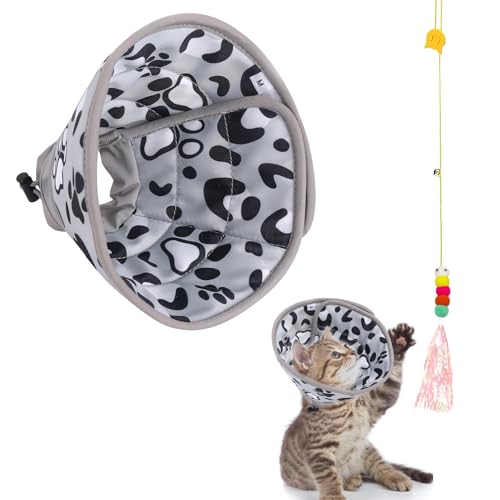 BDSHUNBF 2PCS Halskrause Katze, Weich Katze Wiederherstellung Halsband, Faltbaren Schutzkragen Kätzchen, Verhindert das Lecken, Nach Operation und Verletzungen für Katzen BDSHUNBF 2PCS Halskrause Katze, Weich Katze Wiederherstellung Halsband, Faltbaren Schutzkragen Kätzchen, Verhindert das Lecken, Nach Operation und Verletzungen für Katzen von BDSHUNBF