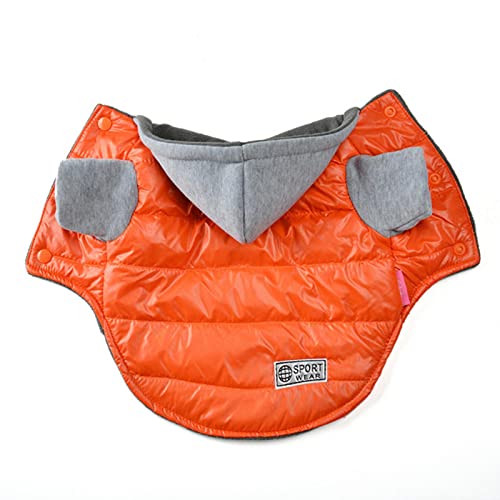 1 Pc Kleidung für kleine Hunde Herbst Winter Welpe orange,16 von BDSTT