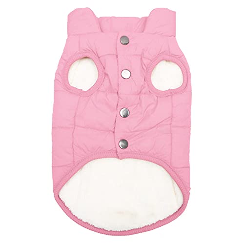 1 Stück Herbst Winter Warm Haustier Katze Kleidung Für Katzen Weich-Pink,XXL von BDSTT