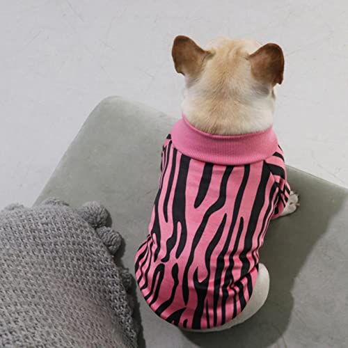 1 Stück Kleidung Welpen Winter Warme Kleidung Französisch Hund Rosa M von BDSTT