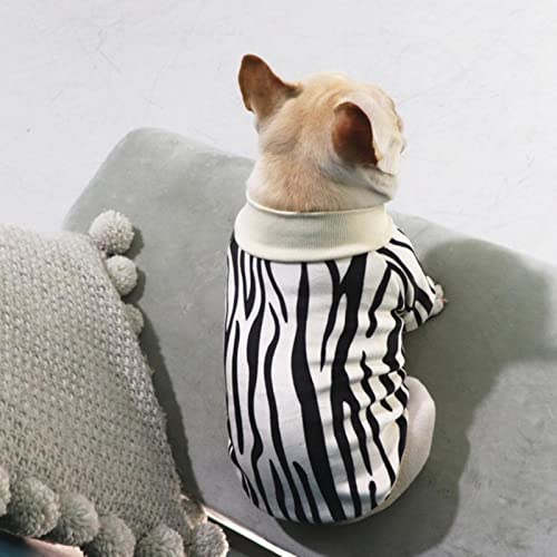 1 Stück Kleidung Welpen Winter Warme Kleidung Französischer Hund Weiß L von BDSTT