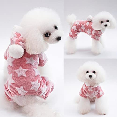1 Stück Kleidung für kleine Hunde Winter Katze Mantel Kleidung Rosa S von BDSTT