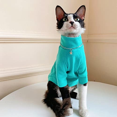 1 x weicher Schlafanzug für Kätzchen, Katzen, warm, für kleine Hunde, Blau, Größe M von BDSTT