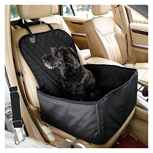 Autositz für Hunde 2 in 1 Auto Vordere Haustier Auto Sitzbezug wasserdichte Welpen Korb Anti-Slip Haustier Auto Träger Hund Katze Auto Booster Outdoor Reisen (Color : Stiff, Size : Only One Size) von BDXMKS