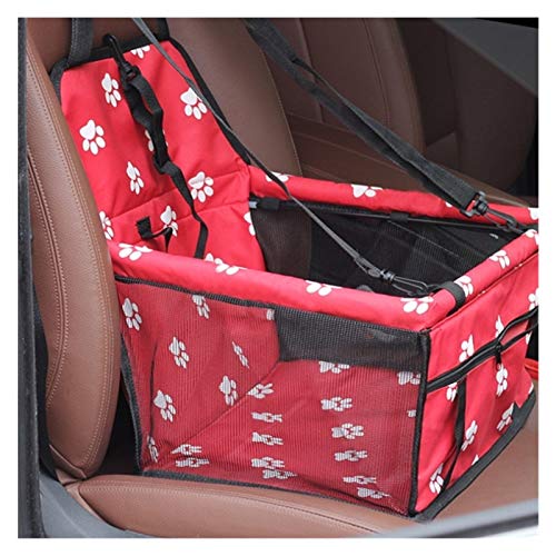 Autositz für Hunde Haustier Hund Auto Träger Sitzbeutel wasserdichte Korb Falten Hängematte Pet Carriers Tasche for kleine Katze Hunde Sicherheit Reisendes Mesh (Color : 7, Size : 40x30x25 cm) von BDXMKS