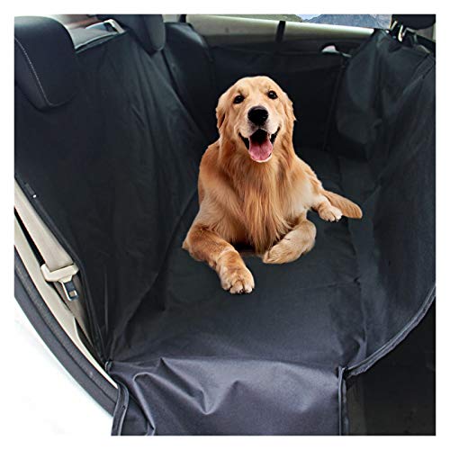 Autositz für Hunde wasserdichte Haustier Hund Träger hinten Rücken Pet Hund Auto Sitzbezug Transportsitz Kissen Hängematte for Pet Hundewelpen Katze (Color : D(Double Seats), Size : 130x150x55cm) von BDXMKS