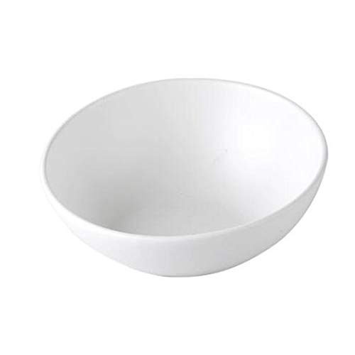 Katzennapf aus Keramik Ceramic Round Pet Bowl Startseite Katzenfutter Schüssel Abnehmbare Schüssel mit Rahmen 45 ° neigbar Design Katze Schüssel Pet Bowl-Feed Trinken (Color : White Bowl, Size : 18c von BDXMKS