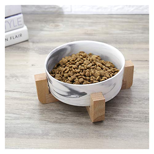 Katzennapf aus Keramik Trocknen Sie Keramik-Fressnäpfe Und Töpfe Nahrungsmittelwasser und Katze und Hund Snacks Make Kätzchen und Welpen bequemeres und haltbareres (Color : G, Size : M) von BDXMKS