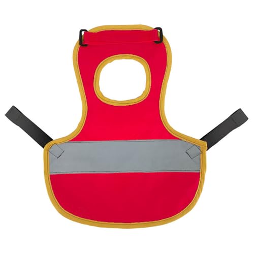 Rot Hühnergeschirrschürze mit reflektierendem Band, verstellbare Hühnerweste, Haustierschutzsattel für die meisten Geflügel Rot Hühnergeschirrschürze mit reflektierendem Band, verstellbare Hühnerweste, Haustierschutzsattel für die meisten Geflügel von BE-TOOL