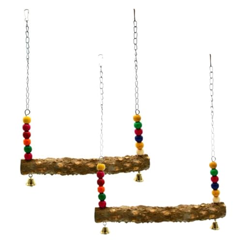 BEAHING Hühnerspielzeug, 2 PCs Hühnchenschwung, Naturholzschwung Hühnerspielzeug, Holzständer Spielzeug für Coops Safe Chicken Coop Accessoires für Vögel Papageien Geflügel Run Hubhnenhnen Küken BEAHING Hühnerspielzeug, 2 PCs Hühnchenschwung, Naturholzschwung Hühnerspielzeug, Holzständer Spielzeug für Coops Safe Chicken Coop Accessoires für Vögel Papageien Geflügel Run Hubhnenhnen Küken von BEAHING