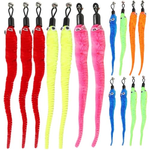 Katzenstab, 15pcs Katzenwurm Spielzeug nachzufüllen 7 Zoll Katzenspielzeug Stabsatz Ersatz, zufällige Farbkatze Zauberstab, interaktive Katzenspielzeug -Nachfüllung für Innen- und Ourdoor -Katzen, Ka Katzenstab, 15pcs Katzenwurm Spielzeug nachzufüllen 7 Zoll Katzenspielzeug Stabsatz Ersatz, zufällige Farbkatze Zauberstab, interaktive Katzenspielzeug -Nachfüllung für Innen- und Ourdoor -Katzen, Ka von BEAHING