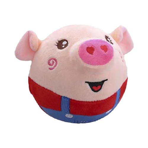 BEALIFE Aktives, bewegliches Haustier Plüschspielzeug, automatisches Hüpfen und Quietschen, trainiert Haustiere, mühelos, interaktives Hundespielzeug, Rotes Schwein BEALIFE Aktives, bewegliches Haustier Plüschspielzeug, automatisches Hüpfen und Quietschen, trainiert Haustiere, mühelos, interaktives Hundespielzeug, Rotes Schwein von BEALIFE