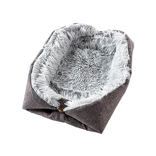 BEALIFE Plüschkatze – Gönnen Sie Ihrer Katze luxuriöse Bettwäsche. Erleben Sie EIN sicheres und ungiftiges Winter Haustierbett, Hundebett, Kissen, Katzenbett, Hellgrauer Plüsch BEALIFE Plüschkatze – Gönnen Sie Ihrer Katze luxuriöse Bettwäsche. Erleben Sie EIN sicheres und ungiftiges Winter Haustierbett, Hundebett, Kissen, Katzenbett, Hellgrauer Plüsch von BEALIFE