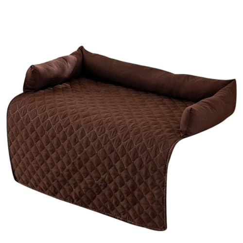 BEALIFE Sofa Hundematratze und langlebig für alle Hunderassen Hundehaustierbettdecke Matte Polyester Hundesofa Couchbezug Stilvoll, Kaffee von BEALIFE