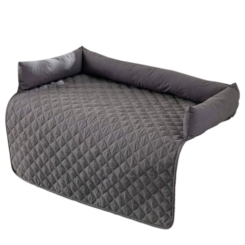 BEALIFE Sofa Hundematratze und langlebig für alle Hunderassen Hundehaustierbettdecke Matte Polyester Hundesofa Couchbezug Stilvoll, dunkelgrau von BEALIFE