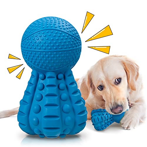 BEAUTLOHAS. Hundespielzeug Unzerstörbares für Aggressive Kauer, Hunde Kauspielzeug, Ungiftig, Robust, Naturkautschuk, Quietschend, für mittelgroße und große Hunde- Blau BEAUTLOHAS. Hundespielzeug Unzerstörbares für Aggressive Kauer, Hunde Kauspielzeug, Ungiftig, Robust, Naturkautschuk, Quietschend, für mittelgroße und große Hunde- Blau von BEAUTLOHAS.