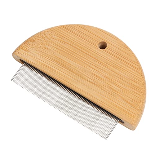 BEAUTYBIGBANG Flohkamm Holz Rostfreier Stahl Läusekamm Nissenkamm für Gegen Flöhe zum Entfernen Verwicklungen und Knoten Pudelpflege Deshedding Tool bei Katzen& Hund BEAUTYBIGBANG Flohkamm Holz Rostfreier Stahl Läusekamm Nissenkamm für Gegen Flöhe zum Entfernen Verwicklungen und Knoten Pudelpflege Deshedding Tool bei Katzen& Hund von BEAUTYBIGBANG