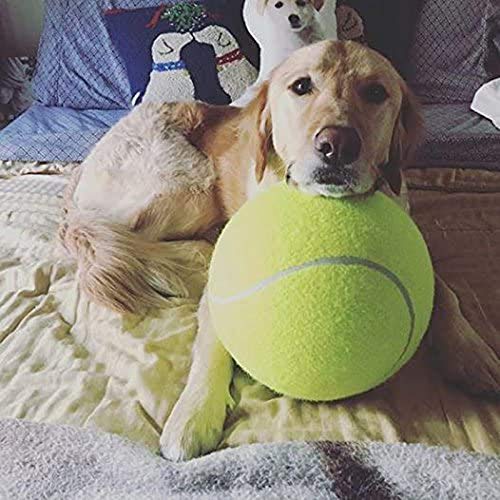 BEAUTYBIGBANG Tennisball Haustier Hund Spielzeug Pet Training Spielzeug aufblasbare Oversize Giant Durable Gummi Tennisbälle für Kinder Erwachsene Große Haustier Hunde Spaß von BEAUTYBIGBANG
