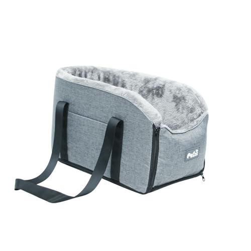 BEAUTYC Katzenrucksack Haustier Auto Katze Und Hundebett Auto Center Konsole Tasche, Katze Bett Auto Kissen Sitz, Haustier Outdoor Handtasche-Grau BEAUTYC Katzenrucksack Haustier Auto Katze Und Hundebett Auto Center Konsole Tasche, Katze Bett Auto Kissen Sitz, Haustier Outdoor Handtasche-Grau von BEAUTYC
