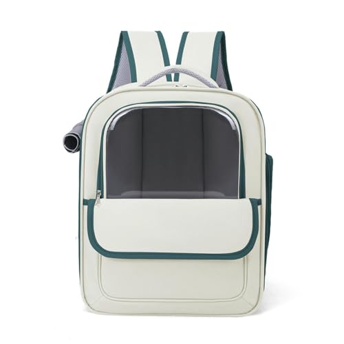 BEAUTYC Katzenrucksack Haustier Im Freien Tragbare Transparente Katzentasche, Atmungsaktiver Katzenrucksack, Große Kapazität-Grün BEAUTYC Katzenrucksack Haustier Im Freien Tragbare Transparente Katzentasche, Atmungsaktiver Katzenrucksack, Große Kapazität-Grün von BEAUTYC