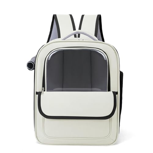 BEAUTYC Katzenrucksack Haustier Im Freien Tragbare Transparente Katzentasche, Atmungsaktiver Katzenrucksack, Große Kapazität-Schwarz 1 BEAUTYC Katzenrucksack Haustier Im Freien Tragbare Transparente Katzentasche, Atmungsaktiver Katzenrucksack, Große Kapazität-Schwarz 1 von BEAUTYC