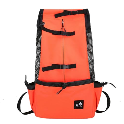 BEAUTYC Katzenrucksack Haustier Rucksack, Reisenden Rucksack, Hund Ausgesetzt Tasche, Belüftet Und Atmungsaktiv-Orange-XL BEAUTYC Katzenrucksack Haustier Rucksack, Reisenden Rucksack, Hund Ausgesetzt Tasche, Belüftet Und Atmungsaktiv-Orange-XL von BEAUTYC