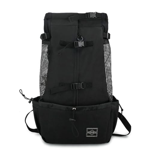 BEAUTYC Katzenrucksack Haustier Rucksack, Reisenden Rucksack, Hund Ausgesetzt Tasche, Belüftet Und Atmungsaktiv-Schwarz-L BEAUTYC Katzenrucksack Haustier Rucksack, Reisenden Rucksack, Hund Ausgesetzt Tasche, Belüftet Und Atmungsaktiv-Schwarz-L von BEAUTYC