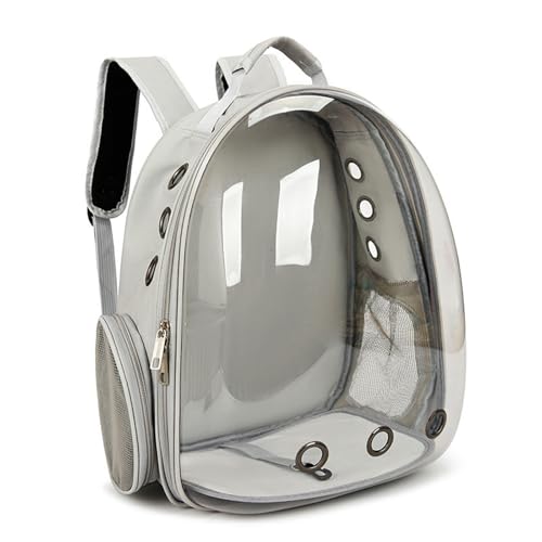 BEAUTYC Katzenrucksack Haustier Rucksack Tragbare Transparente Raumkabine Haustiertasche Für Den Ausgang-Grau BEAUTYC Katzenrucksack Haustier Rucksack Tragbare Transparente Raumkabine Haustiertasche Für Den Ausgang-Grau von BEAUTYC