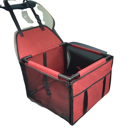 BEAUTYC Katzenrucksack Hund Auto Kissen, Haustier Sicherheitssitz, Anti Schmutzig Und Wasserdicht, Haustier Auto In Charter-Großer Rot BEAUTYC Katzenrucksack Hund Auto Kissen, Haustier Sicherheitssitz, Anti Schmutzig Und Wasserdicht, Haustier Auto In Charter-Großer Rot von BEAUTYC
