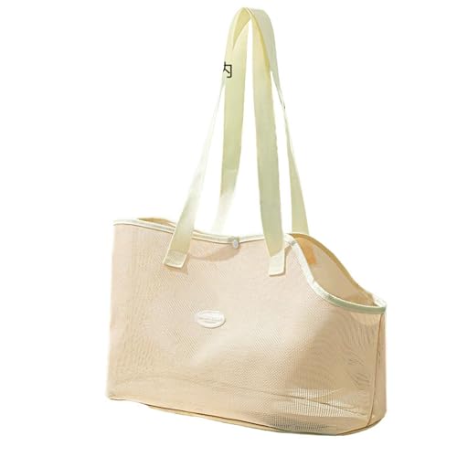 BEAUTYC Katzenrucksack Hund Brusttasche, Katzentasche, Outdoor-Tasche, Hund Rucksack-Beige Gelb-L BEAUTYC Katzenrucksack Hund Brusttasche, Katzentasche, Outdoor-Tasche, Hund Rucksack-Beige Gelb-L von BEAUTYC