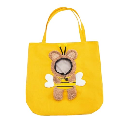 BEAUTYC Katzenrucksack Hund Brusttasche, Katzentasche, Outdoor-Tasche, Hund Rucksack-Bienen-2Xl von BEAUTYC