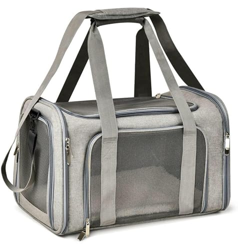 BEAUTYC Katzenrucksack Katzentasche Tragbarer Katzenrucksack Faltbare Kleine Haustier Outdoor-Tasche-Grau-Größe XL BEAUTYC Katzenrucksack Katzentasche Tragbarer Katzenrucksack Faltbare Kleine Haustier Outdoor-Tasche-Grau-Größe XL von BEAUTYC