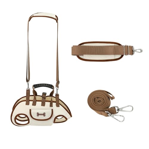 BEAUTYC Katzenrucksack Schulter Brusttasche, Einzelne Schulter Crossbody Tasche, Haustier Outdoor-Gurt, Hund Gehtasche von BEAUTYC