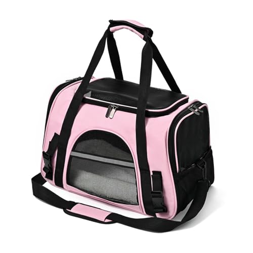 BEAUTYC Katzenrucksack Tragbare Outdoor Tragbare Eine Schulter Diagonale Kreuz Haustier Box, Klappbare Transparente Katze Und Hundetasche von BEAUTYC