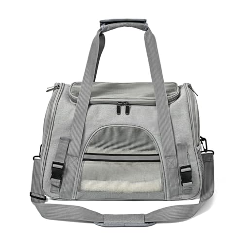 BEAUTYC Katzenrucksack Tragbare Outdoor Tragbare Eine Schulter Diagonale Kreuz Haustier Box, Klappbare Transparente Katze Und Hundetasche von BEAUTYC