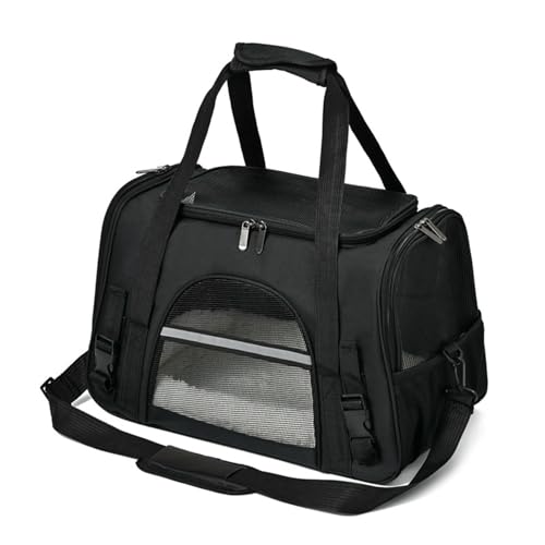 BEAUTYC Katzenrucksack Tragbare Outdoor Tragbare Eine Schulter Diagonale Kreuz Haustier Box, Klappbare Transparente Katze Und Hundetasche von BEAUTYC