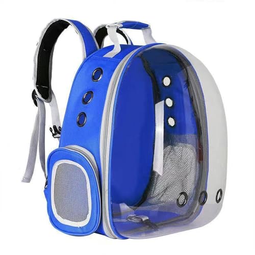 BEAUTYC Katzenrucksack Tragbarer Rucksack Für Den Gebrauch Im Freien, Katzentasche, Haustierversorgung, Katzentasche, Hunderucksack-Blau BEAUTYC Katzenrucksack Tragbarer Rucksack Für Den Gebrauch Im Freien, Katzentasche, Haustierversorgung, Katzentasche, Hunderucksack-Blau von BEAUTYC
