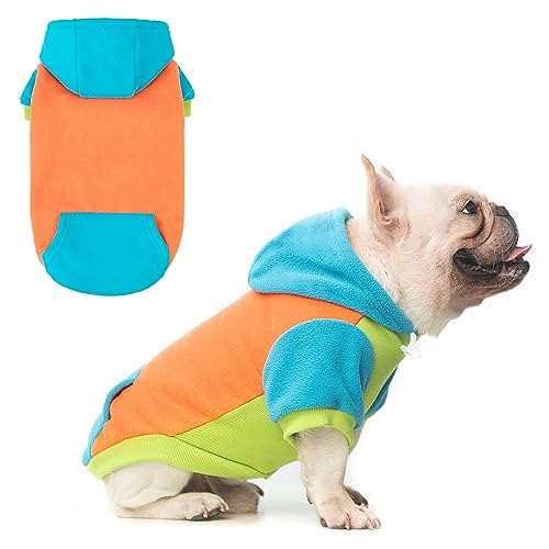 BEAUTYZOO Fleece-Hunde-Kapuzenpullover mit Tasche und Loch für die Leine, dehnbar, für kleine, mittelgroße und große Hunde, Kleidung für Herbst, Winter, kalte Tage, warme Designer-Hundejacken, BEAUTYZOO Fleece-Hunde-Kapuzenpullover mit Tasche und Loch für die Leine, dehnbar, für kleine, mittelgroße und große Hunde, Kleidung für Herbst, Winter, kalte Tage, warme Designer-Hundejacken, von BEAUTYZOO