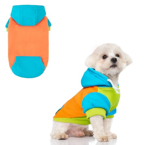 BEAUTYZOO Fleece-Hunde-Kapuzenpullover mit Tasche und Loch für die Leine, dehnbar, für kleine, mittelgroße und große Hunde, Kleidung für Herbst, Winter, kalte Tage, warme Designer-Hundejacken, BEAUTYZOO Fleece-Hunde-Kapuzenpullover mit Tasche und Loch für die Leine, dehnbar, für kleine, mittelgroße und große Hunde, Kleidung für Herbst, Winter, kalte Tage, warme Designer-Hundejacken, von BEAUTYZOO